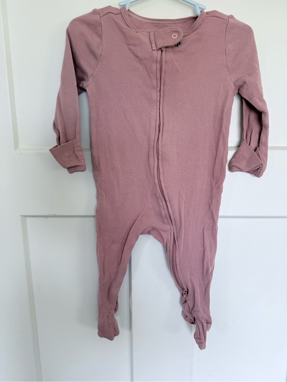 cloud island Mauve Pink Footed One-Piece Pajama